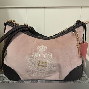 Juicy Couture Pink and Brown Satchel Bag
